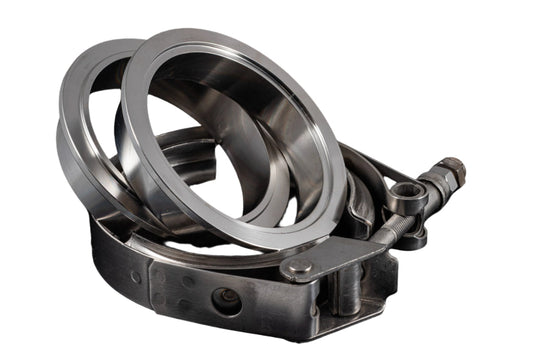 3.5" Stainless Steel V-Band Flange Assembly with Clamp