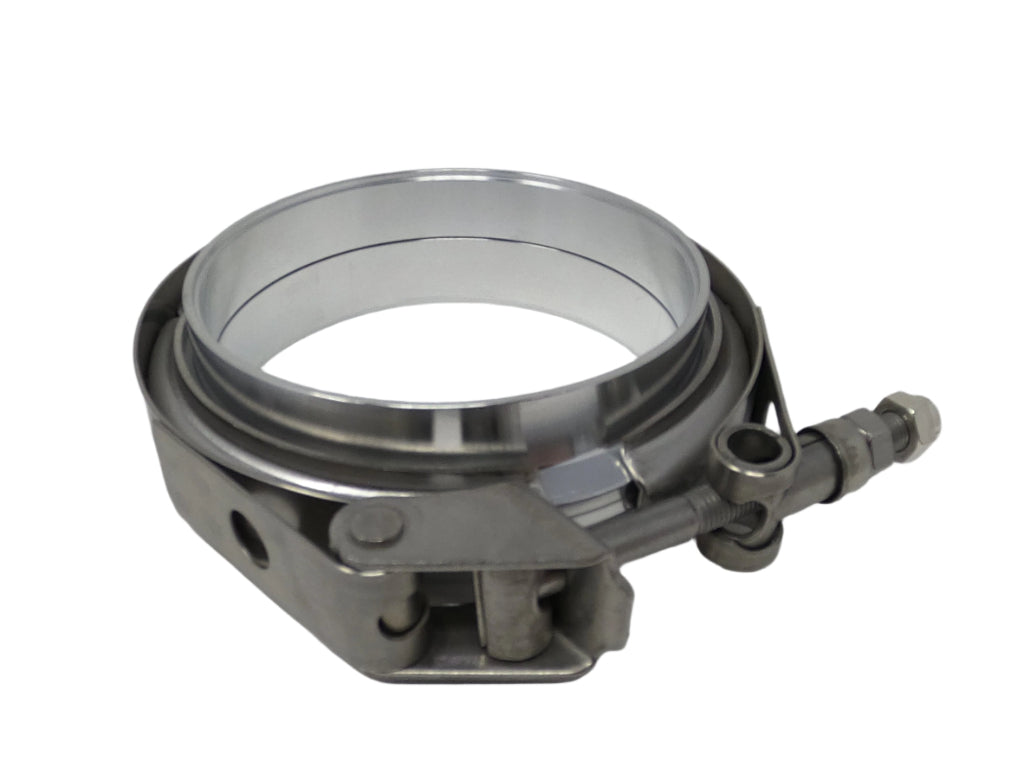 5.0" Aluminum V-Band Flange Assembly with Clamp